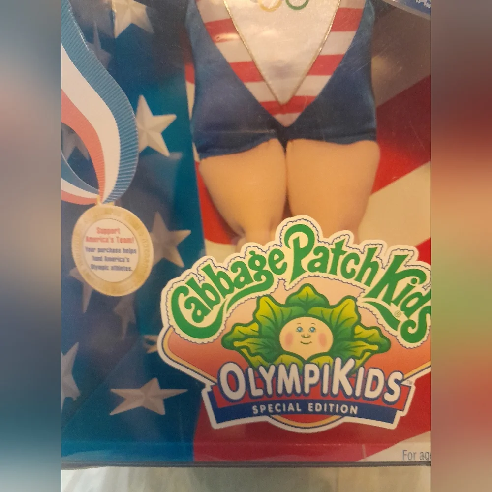 New Cabbage Patch Kid (OlympiKids Special Edition Doll) New In Box Vintage 1996